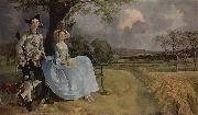 Thomas Gainsborough Mr and Mrs Andrews oil painting on canvas